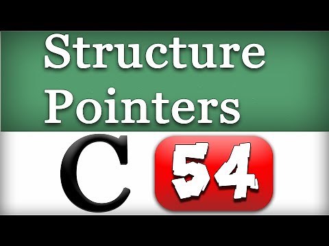 Structure Pointers in C Programming Language Video Tutorial