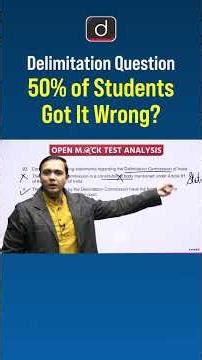 Delimitation Process in India | Drishti IAS English | #shorts #Delimitation #Polity