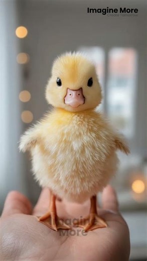 Baby Duck ASMR Reacts to Toy Quack 🐥🤫 Surprised by the Sound! Cute Animal Moment #shorts #asmr