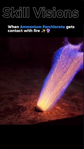 Ammonium Perchlorate vs. Fire: Watch the Reaction!