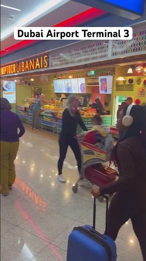 Dubai Airport Terminal 3: Ultimate Guide & Inside Tour! #shorts #dubai #airport #walkthrough #tour