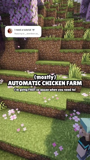 s0ph on Instagram: "since a few of you asked! hope it’s helpful!! first time making a speed build tutorial so go easy on me 😀 #minecraft #minecrafttutorial #minecraftfarm"