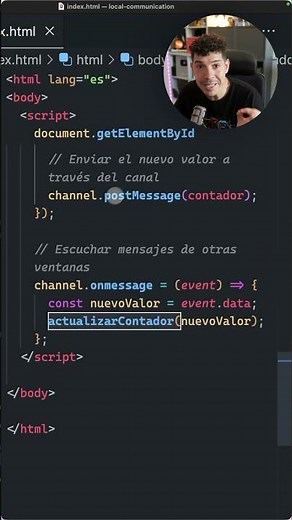 Communicate tabs in JavaScript