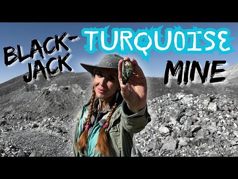 Blackjack Turquoise Mine - Geology of a Turquoise mine.