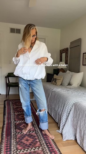 T. Thompson | Home & Lifestyle on Instagram: "Bubble hem button downs