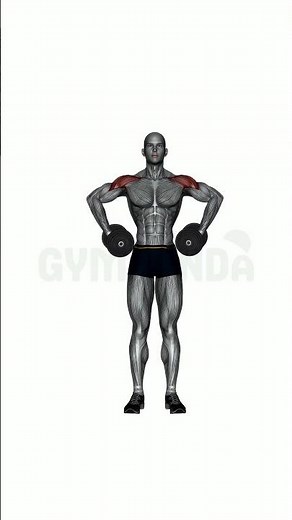 Dumbbell Lateral Raise - Perfect Form Guide #shorts
