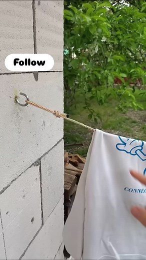 Creative Idea | How to Make a Simple and Reliable Tensioning System for a Clothesline. Helpful lifehack for home. New Homemade ideas and projects. Tips and... | Instagram