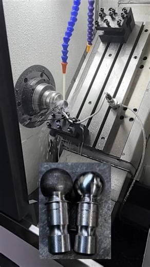 Ball joint machining, truss automatic feeding, automated CNC lathe machining | unique machine