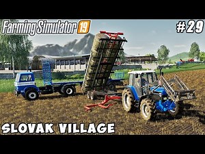 Selling products made from soybean, milk and straw bales | Slovak Village | FS 19 | Timelapse #29