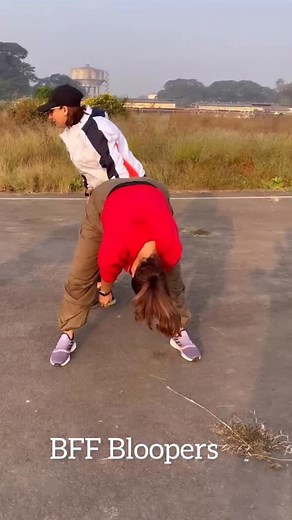 The best part about a BFF Workout? All the laughs from the outtakes! 🙈 #fitnessbloopers #fitgirls #bff #strongmoms #fitmoms #workout #fitness #girlswhoworkout | Bend it with Ritu