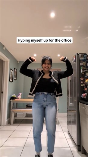 Poojness | Food joy, daily movement and mum life on Instagram: "Need that big girl energy! . . . . . . . . . . . . . . . . . . . . Kitchen dancing, kitchen party for one, dancing mum, dancing mom, dance lover, morning warmup, pre school run warmup, hyping myself before the morning rush, office commute, mum life be life, mum dance, tyla Chanel dance challenge, big guy dance trend, Tiktok dance trends, happy dancing, dancing anywhere, feel good reel, big guy SpongeBob, morning hype . . . . #Poojne