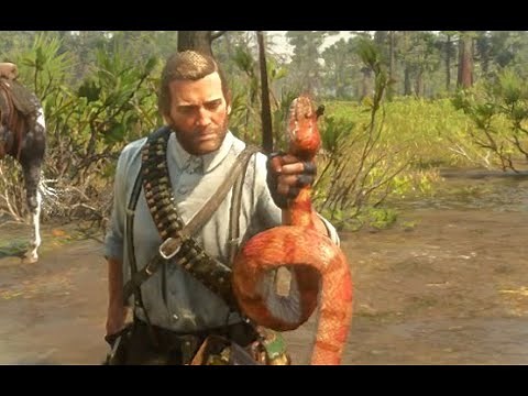 RDR2- Fastest Way to Get Tons of Perfect Snake Skins