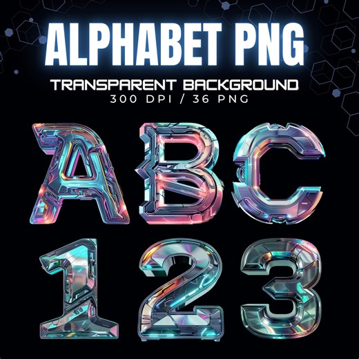 Cyberpunk Alphabet: Mechanical Font PNG, Futuristic Letters (digital Download) - Etsy
