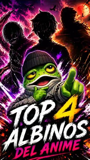 🔥 TOP 4 ALBINOS DEL ANIME 🔥