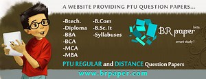 FCPIT Computer Science Engineering B-TECH 1st-2nd -  PTU Previous Years Question Papers Download | BRpaper.com