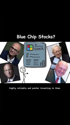 Blue chip stocks have nothing to do with actual blue chips