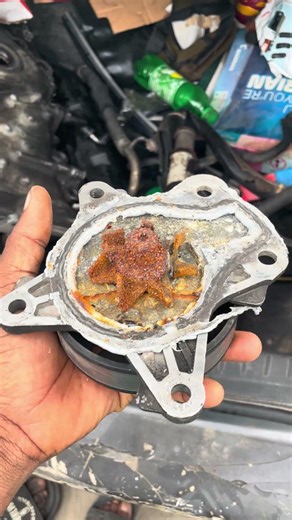 Always use original engine coolant to keep your engine safe front rust.#automobile #mechanic