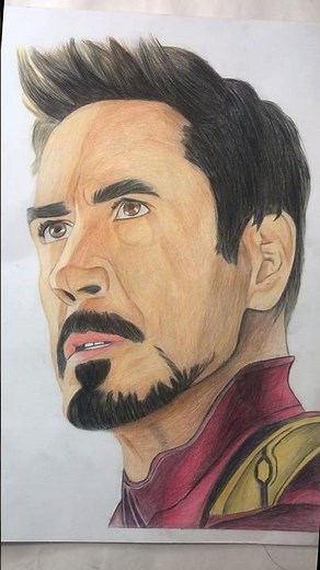 Iron man drawing ✍️ ✨#ironman #marvel #drawing #howtodraw #art #artist