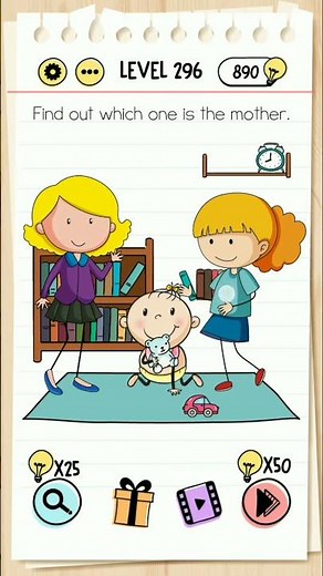Brain Test Level 296 Find out which one is the mother.