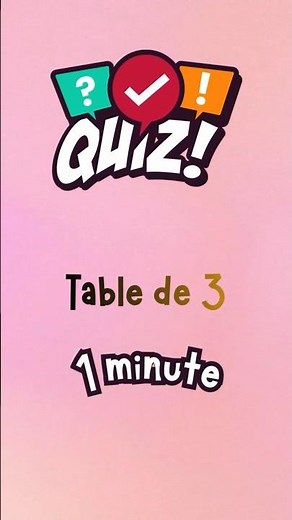 Apprendre la Table de 3 Facilement 🚀 | Multiplications Rapides et Amusantes !