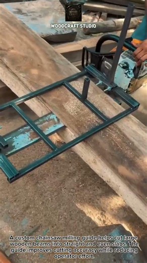 DIY Chainsaw Milling Guide! #Woodworking #Chainsaw #DIYTools