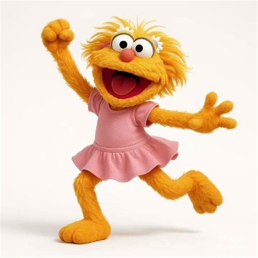 🧡 Sesame Street 🧡 Zoe 🧡 in 3D Animation - ( CGI Version ) 🧡