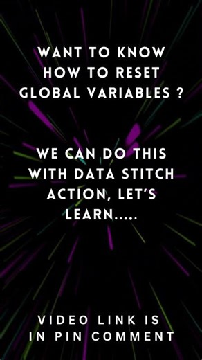 How to Reset Global Variables in Oracle Integration Gen 3 Using Data Stitch | OIC 3 reset variable