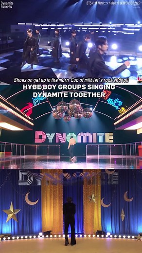 ENHYPEN and BTS Dynamite Cover Performance