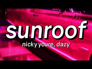 Nicky Youre, dazy - Sunroof (Lyrics)