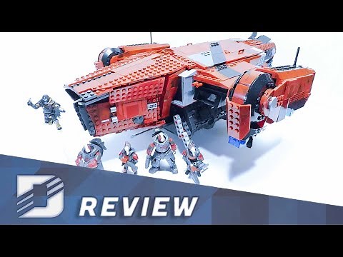 Mega Construx Destiny Cabal Harvester Dropship Review PART I (BIGGEST DESTINY SET EVER)