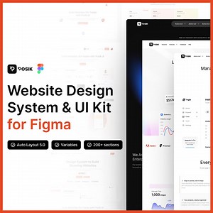 Figma Website UI Kit – Web Design System for Designers | No-code Landing Page Builder | Posik UI - Etsy Canada