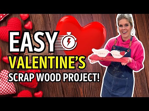 Scrap Wood Lovebirds | Easy Valentine’s Day Project