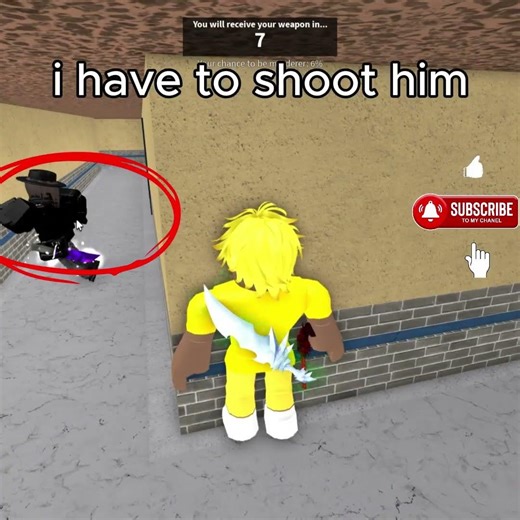 shooting the first person i see