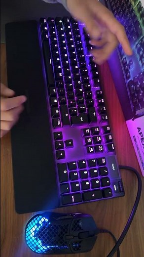 How to switch keyboard lights modes in steel series #steelseries #gaming #uk#tech#howto