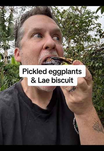 Lae Biscuit & Pickled Eggplant Recipe