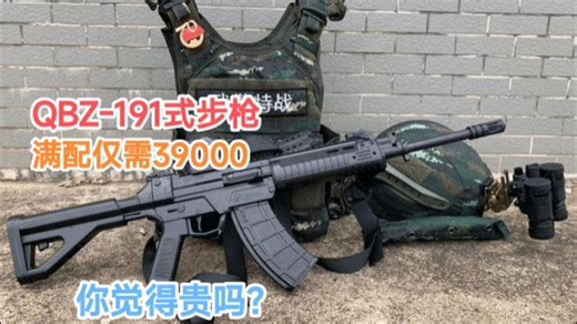 详解QBZ191式步枪的价格。公安部门的采购价格为39000，所以，有人认为它的价格为39000，但那是一支满配步枪的价格，并不是裸枪的价格。