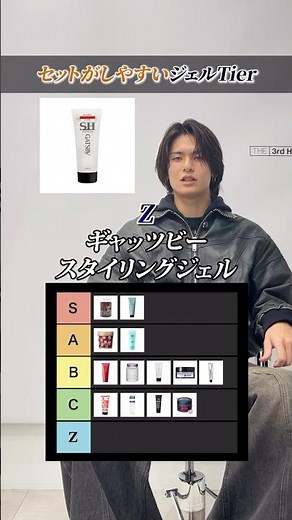 Men's Gel Tier Rankings Recommended by Men's Hairstylists! [Funabashi Men's Hair Salon]