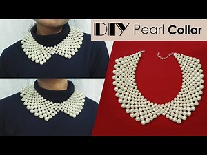 DIY Pearl Collar | Beaded Collar | Pearl Collar Necklace