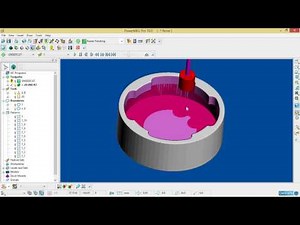 Autodesk PowerMILL Tutorial - 11 - UNDERCUT FINISH, pattern finishing