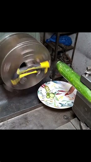 Cutting Machine Vs. Cucumber #Machine