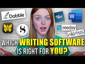 EVERY WRITING SOFTWARE OPTION FOR WRITERS - Which one should YOU choose?