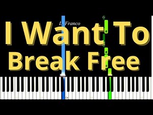 I Want to Break Free Queen Easy Piano
