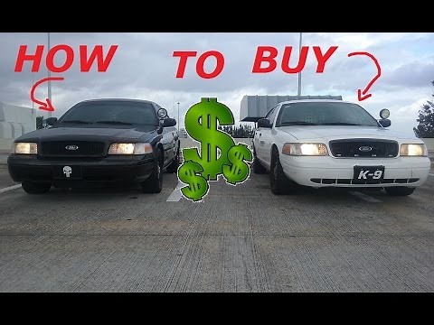 HOW TO BUY A USED COP CAR!! [P71]