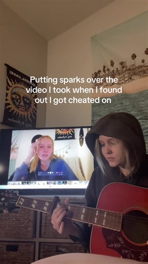 Please laugh this was over 2 years ago #sparks #guitar #cheater | sparks