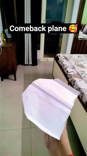 comeback plane #shorts #paperplane #ytshorts