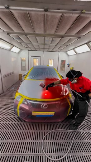 Albert Kamberi #refinisherkiller on Instagram: "Lexus Paint code 3R3 . . . #refinisherkiller #albithepainter"