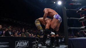 Death Valley Driver on the Steel Steps by Trent! Watch #AEWCollision LIVE on TNT! | All Elite Wrestling