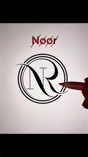 Noor logo next name? DM me for your own design جهت طراحی لوگو، امضا و طرح تتوی اختصاصی خودتون دایرکت در خدمت هستیم #لوگو #امضا #logo #لوکو #شعار