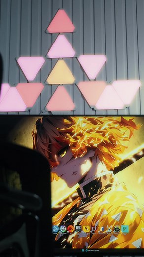 Trang trí lại góc PC cứ phải đẹp như thế anh em ạ ! #giaoheostudio #giaoheoreview #unboxing #cololight #setup @cololightglobal