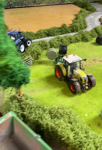 Exploring Model Tractors in Farming Dioramas